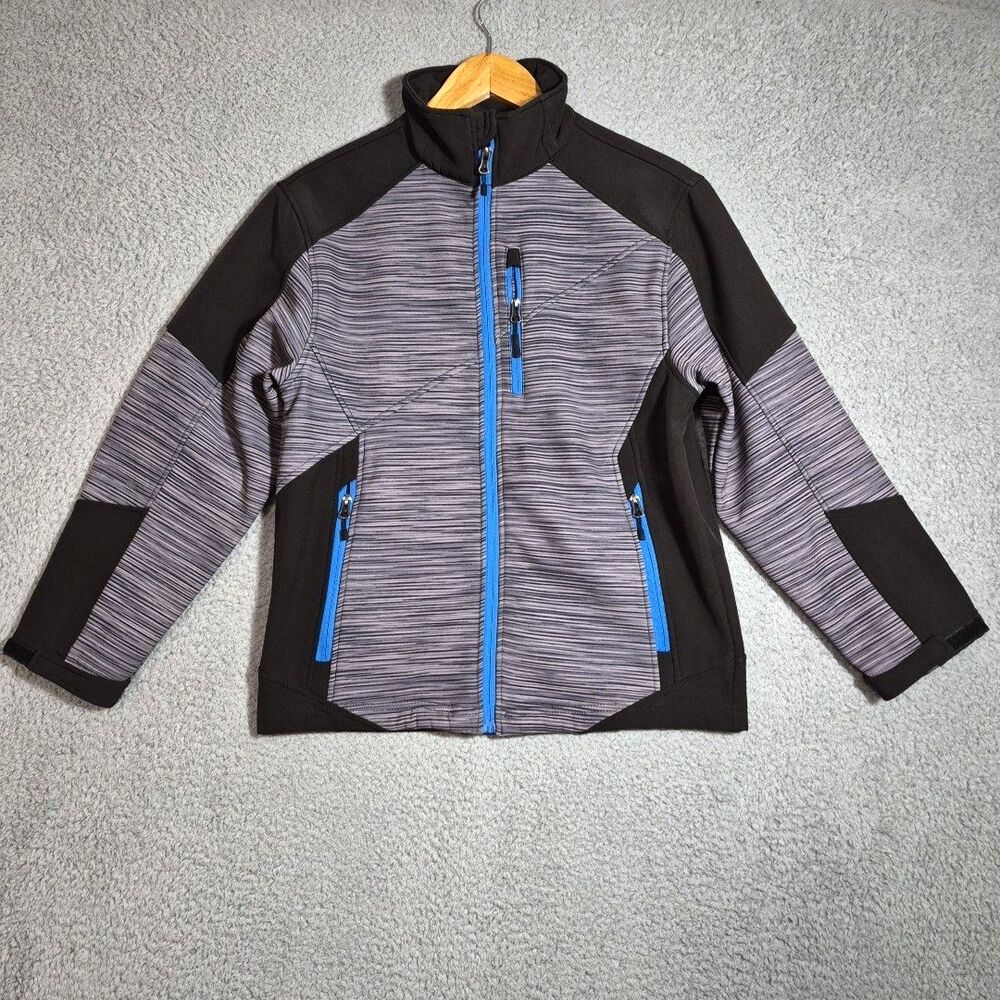 Snozu Softshell Performance Jacket Youth Size Large 14/16 Fleece Lined Outdoor